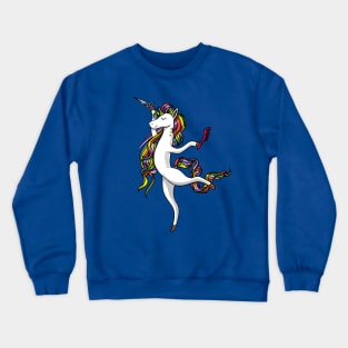 Unicorn Hairdresser Hairstylist Crewneck Sweatshirt